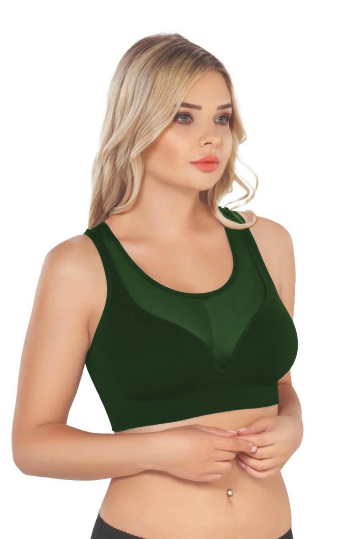 Yeşil Mı Emay 4028 Seamless Tül Toparlayıcı Büstiyer