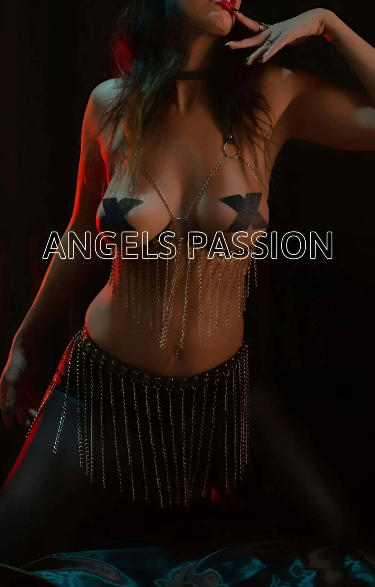 Zincirli Seksi Harness Takım, Zincirli Etek - Brf504