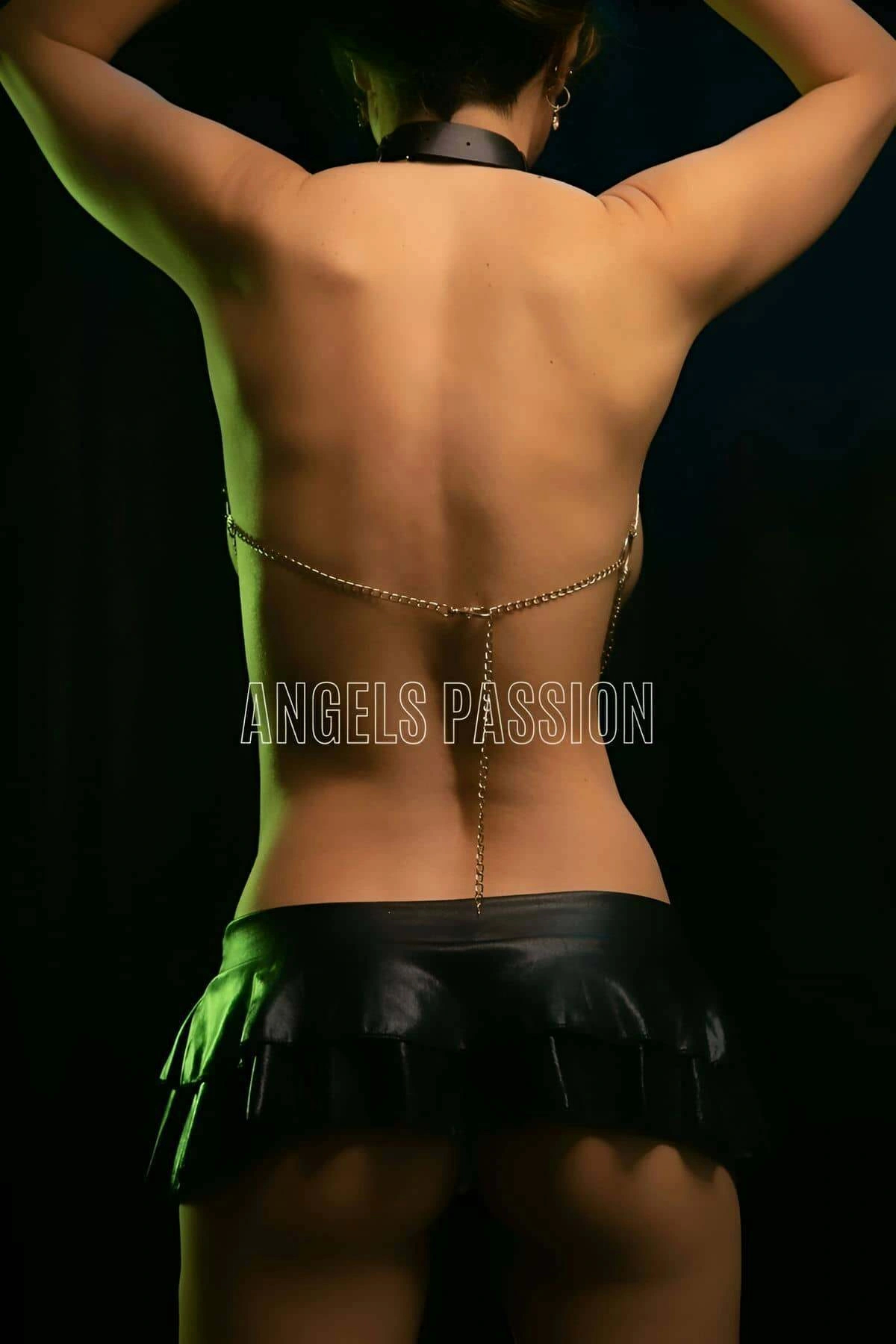 Zincirli Tasmalı Şık Harness - Brf431