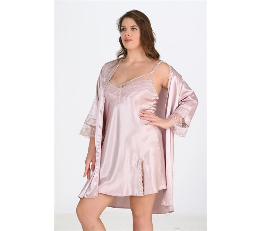 2li Pudra Sabahlık Takımı Bigsize 6214