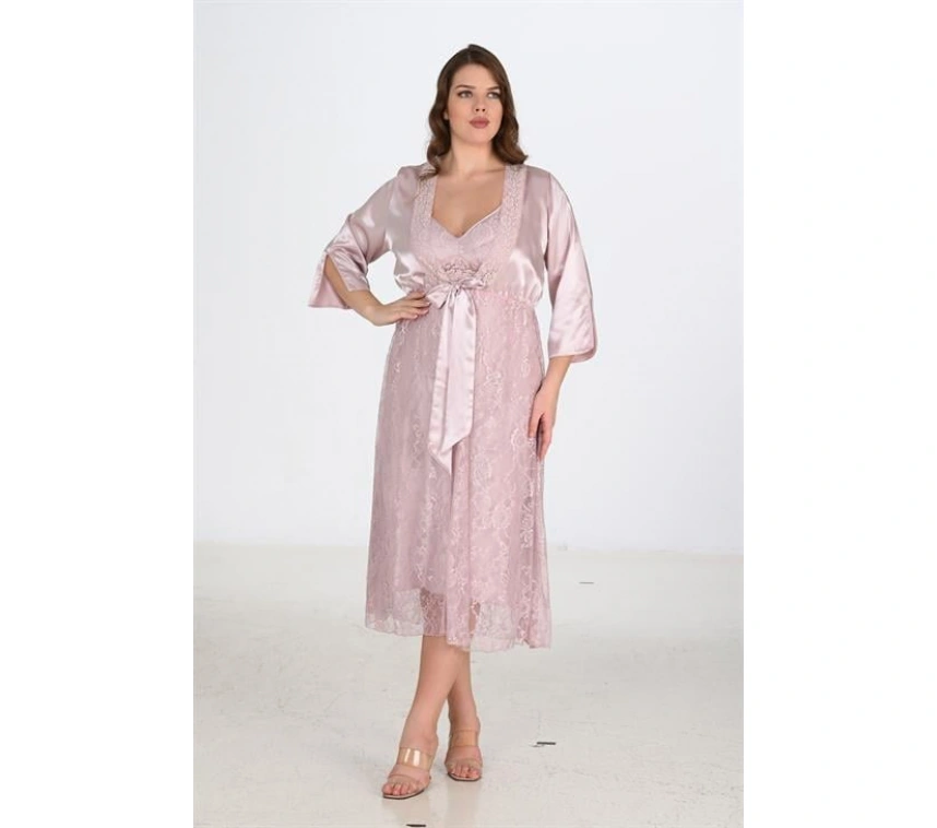 2li Pudra Sabahlık Takımı Bigsize 6220