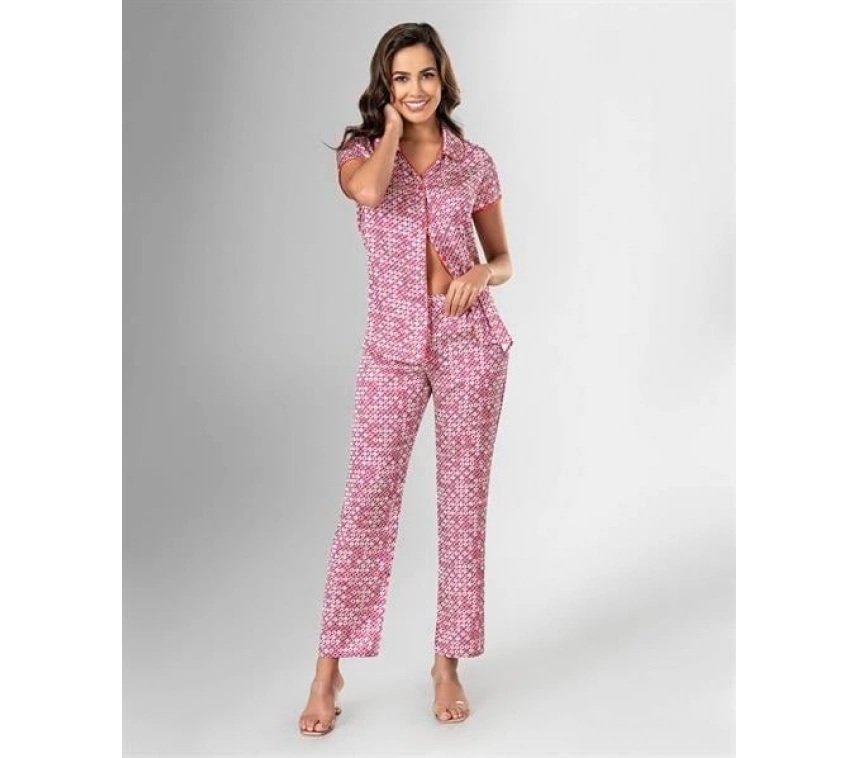2li Saten Pijama Takımı