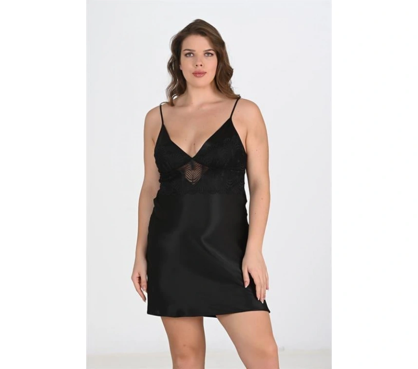 2li Siyah Sabahlık Takımı Bigsize 6213