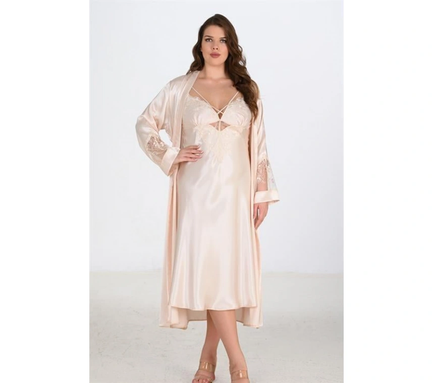 2li Fildişi Sabahlık Takımı Bigsize 6222