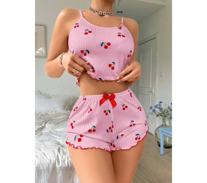 2li Kirazlı Şortlu Takım