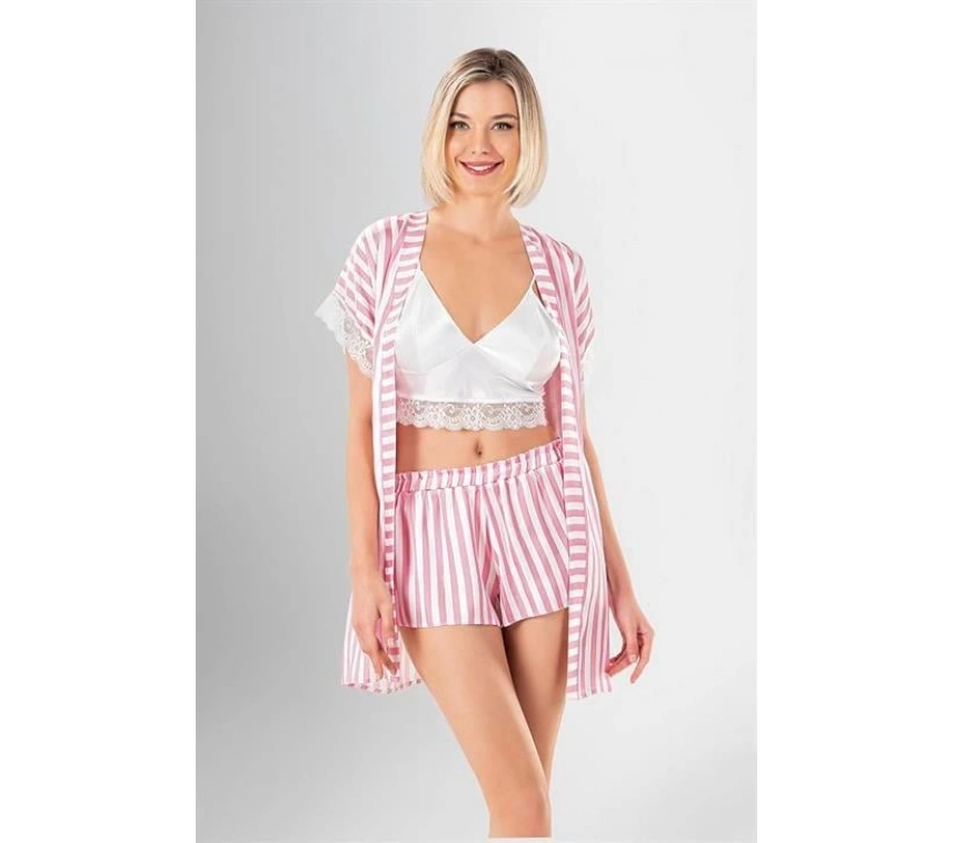 3lü Şort Takımı Desenli