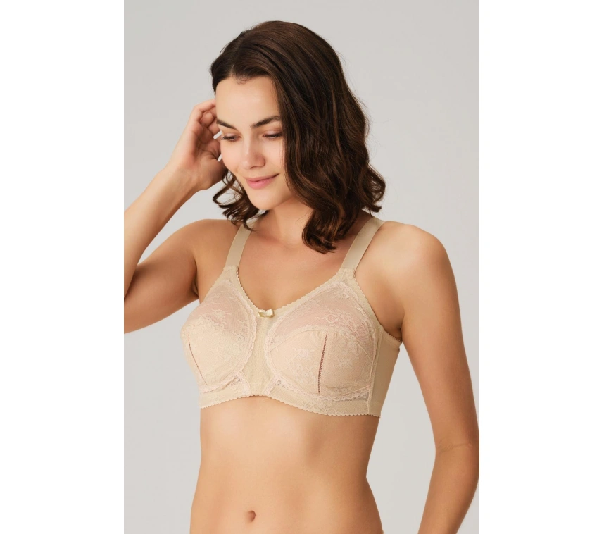 Anıl Balenli Desteksiz Dolgusuz Toparlayıcı Dantelli Küçültücü Sütyen