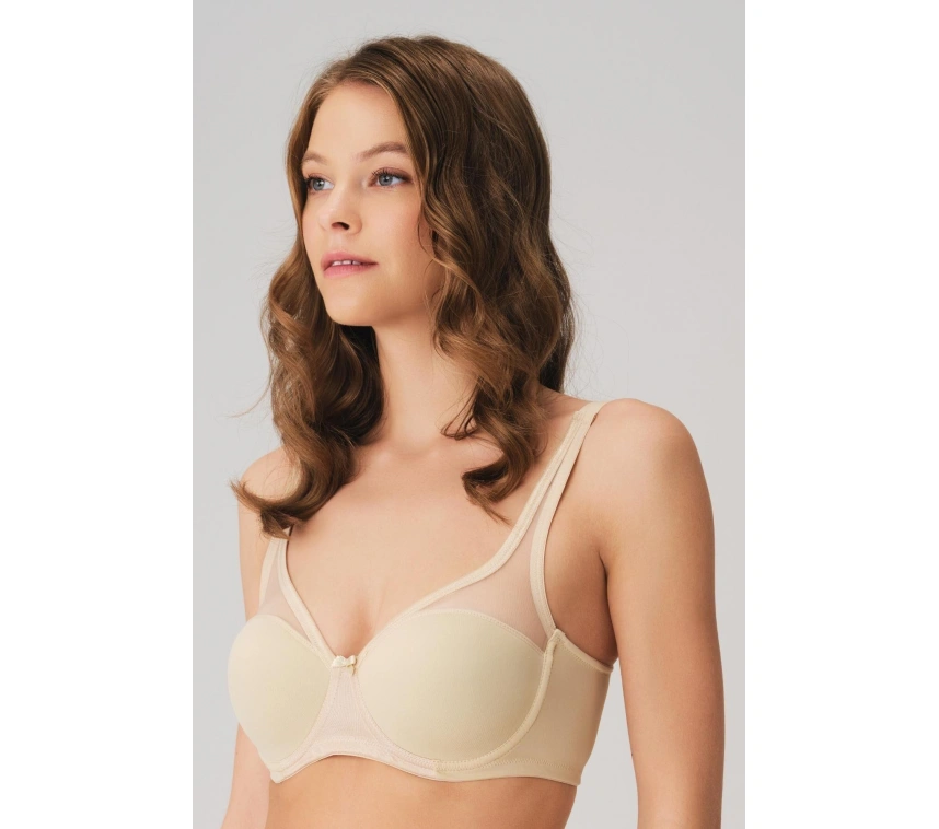 Balenli Desteksiz Dolgusuz Toparlayıcı Yumuşak Süngerli Günlük Klasik Küçültücü Sütyen