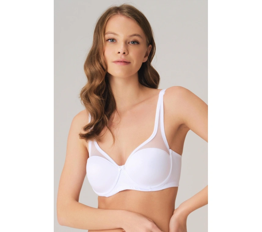 Balenli Desteksiz Dolgusuz Toparlayıcı Yumuşak Süngerli Günlük Klasik Küçültücü Sütyen