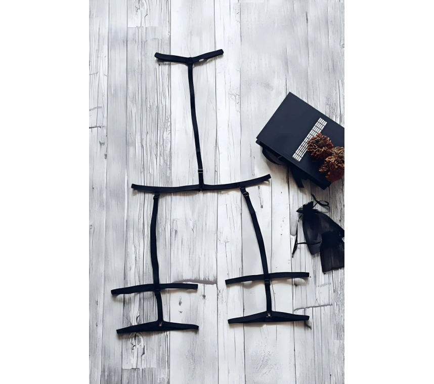 Bel - Boyun Ve Bacaktan Bağlamalı Harness Jartiyer - Brf150