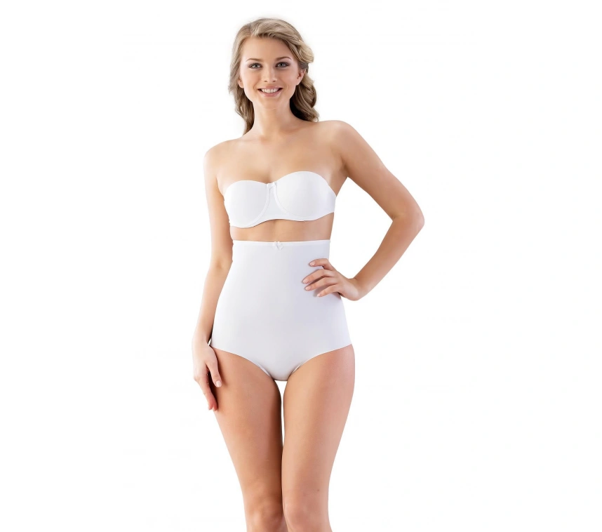 Beyaz Mı Emay 2813 Yüksek Bel Slip Lazer Korse