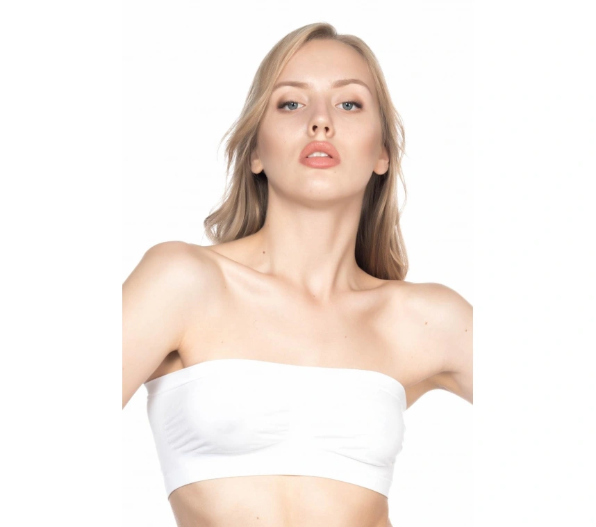 Beyaz Mı Emay 4002 Soft Straplez Büstiyer