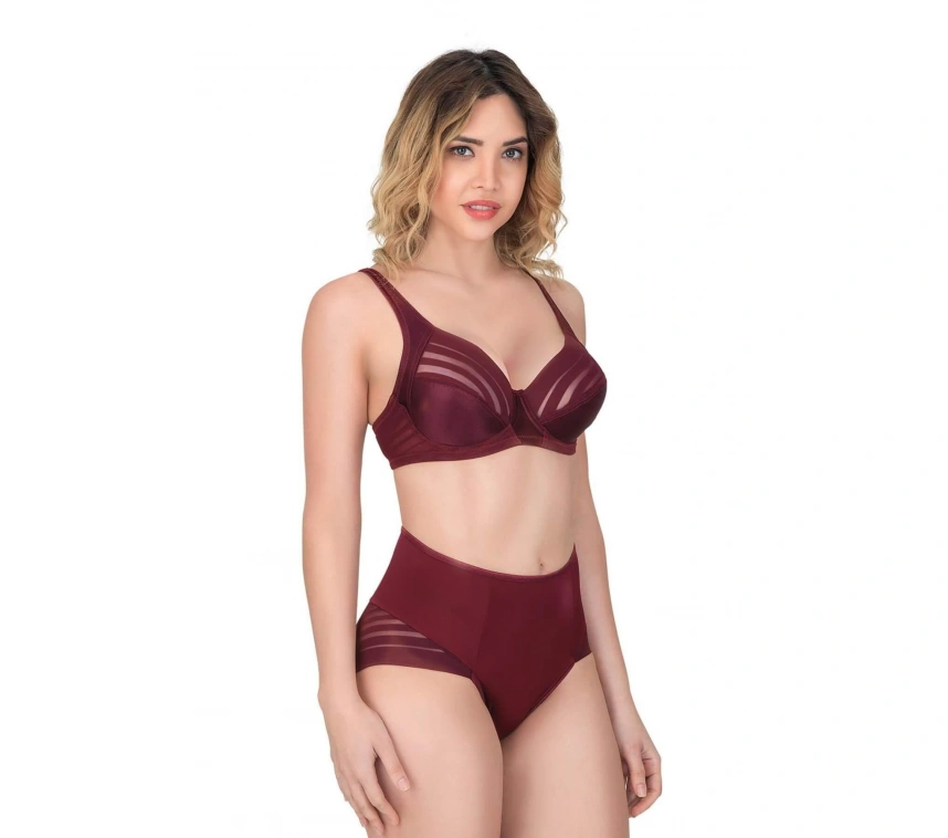 Bordo Mı Emay 177 C Toparlayıcı Sütyen Takım