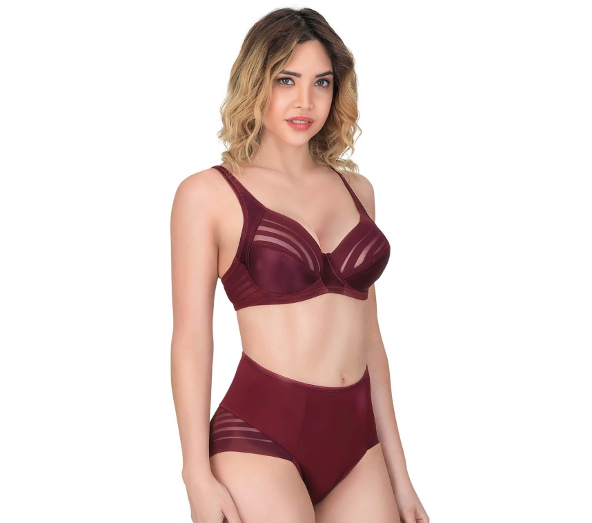 Bordo Mı Emay 177 D Toparlayıcı Sütyen Takım