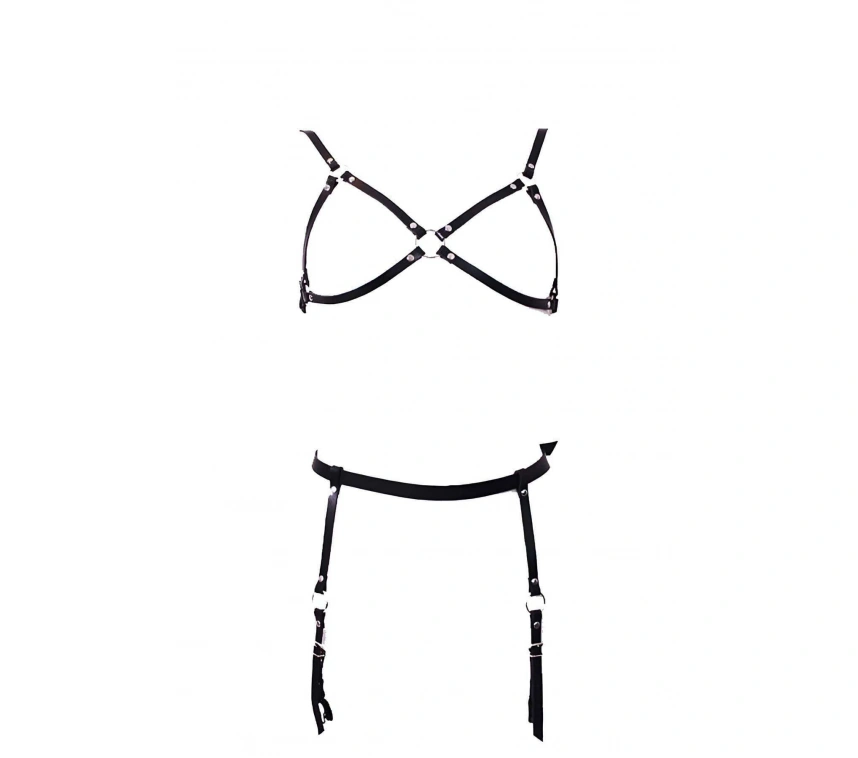 Deri Jartiyer Takım Harness - Brf228