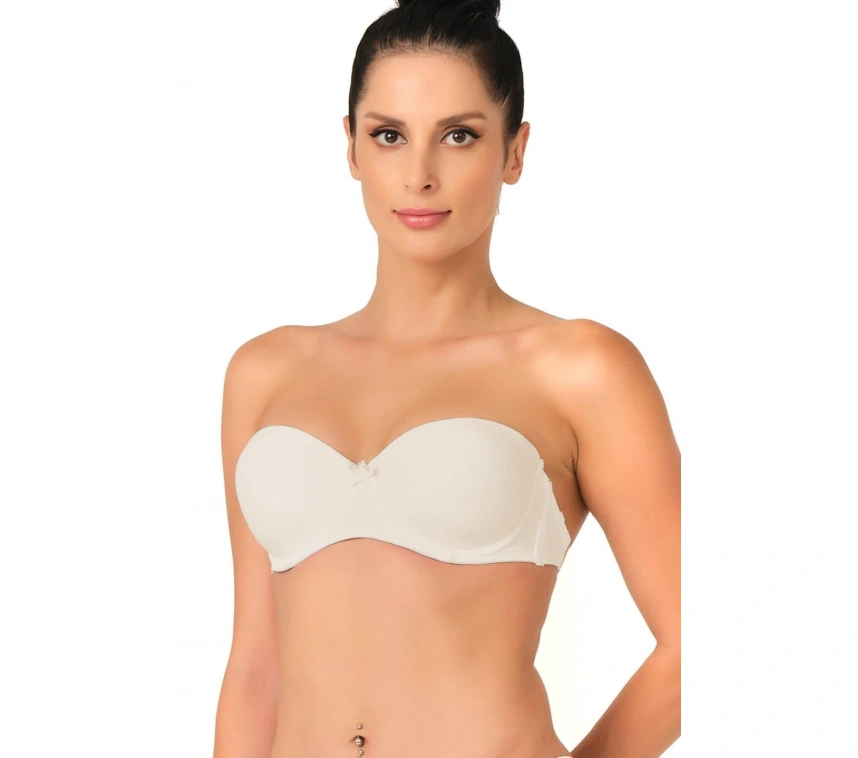 Ekru Mı Emay 701 Şeffaf Askılı Sütyen