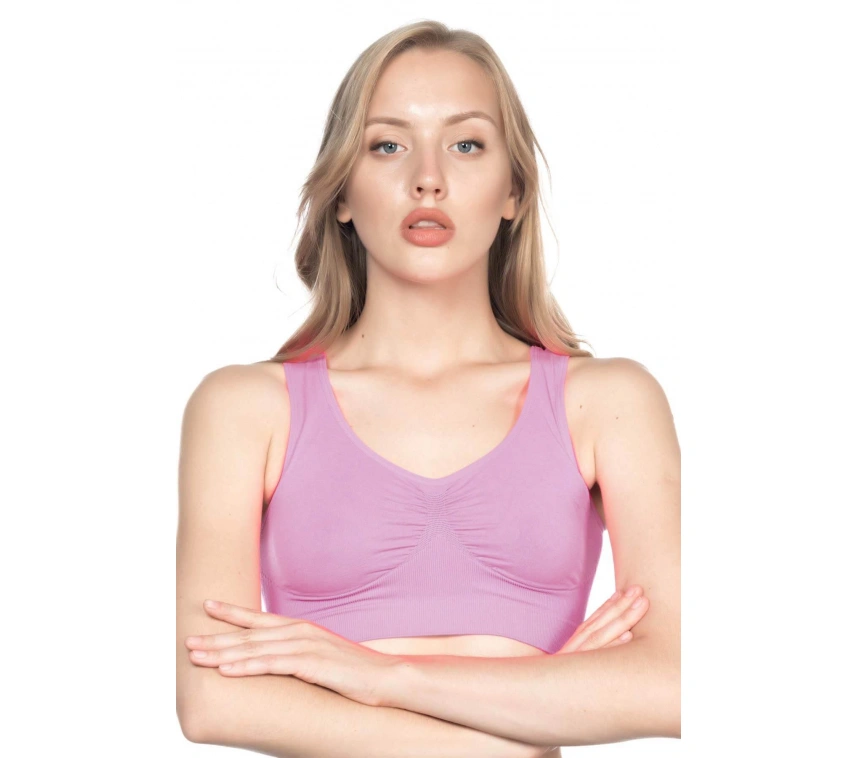 Fuşya Mı Emay 4001 Soft Sporcu Büstiyer