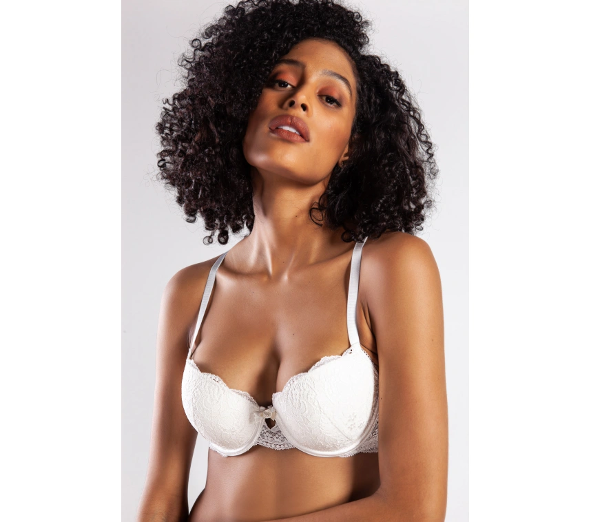 G.colors Balconette Foam Push Up Bra, Ekru Konforlu Ve Şık Sütyen