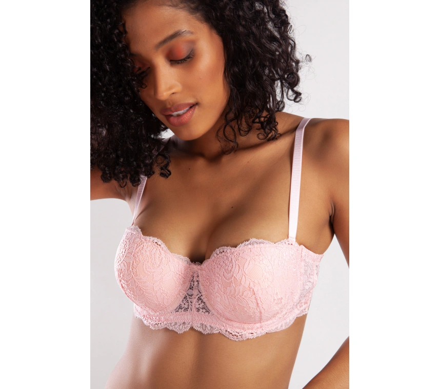 G.colors Push Up Strapless Bra, Açık Pembe Konforlu Ve Şık Sütyen