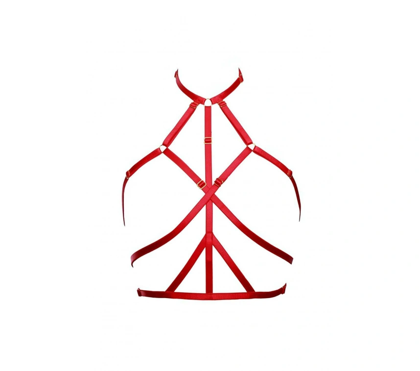 Göğsü Saran Şık Lastik Harness - Brf148