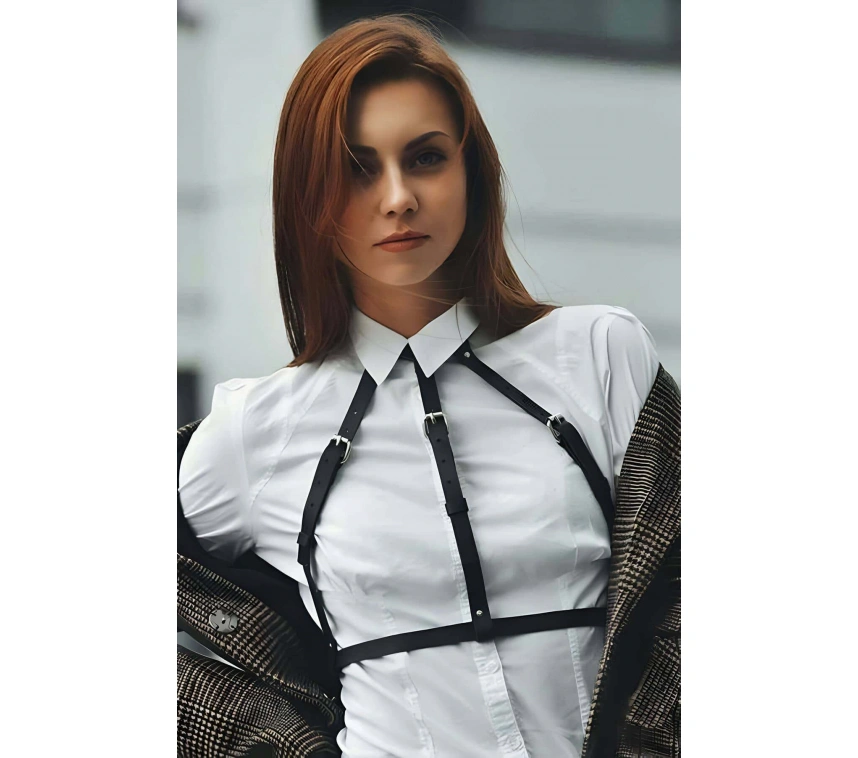 Gömlek Üstü Deri Aksesuar - Brf164