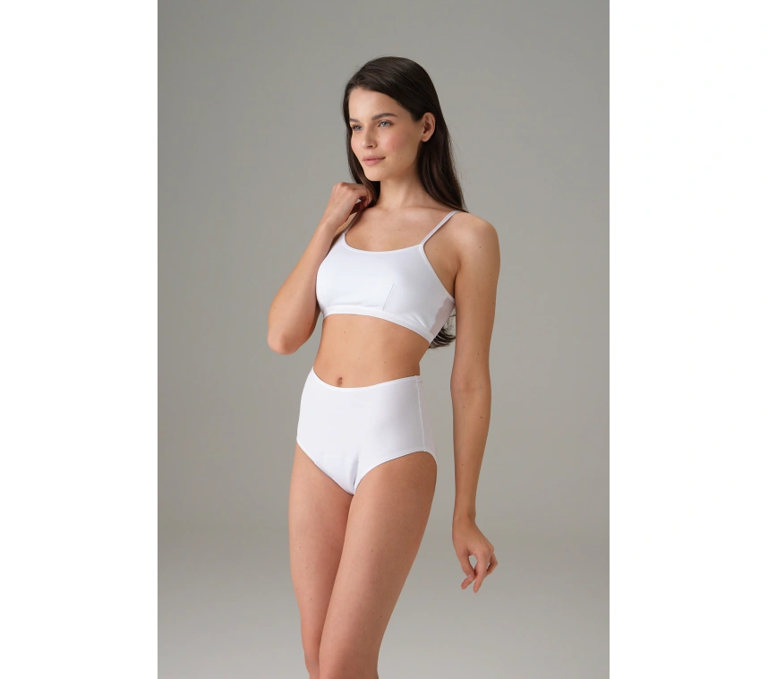 Kadın Beyaz Kadın Slip Külot 7183