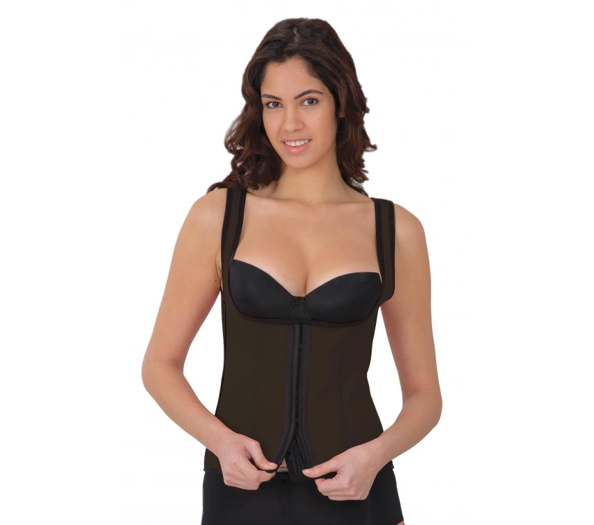 Kahve Mı 9173 Agraflı Göğsü Açık Atlet Korse