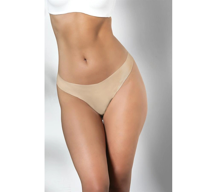 Lesca 3lü Paket Dikişsiz, İz Yapmaz, Lazer Kesim, String Külot Cappucino (brf21262)