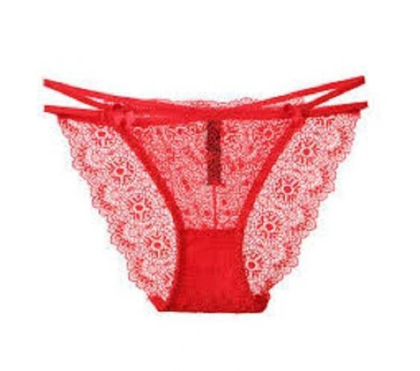 Lesca Çapraz Bant Detaylı Dantelli String Külot