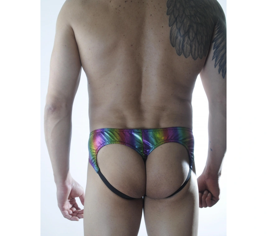 Lesca Erkek Renkli Fantezi Jockstrap İç Giyim