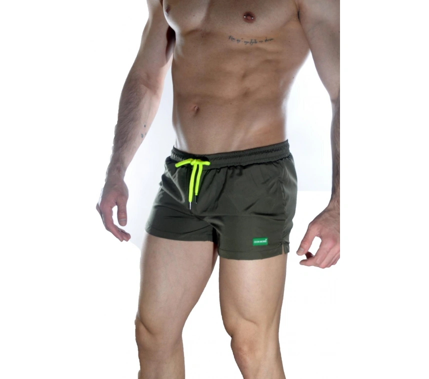 Lesca Erkek Yeşil Mini Mayo Short