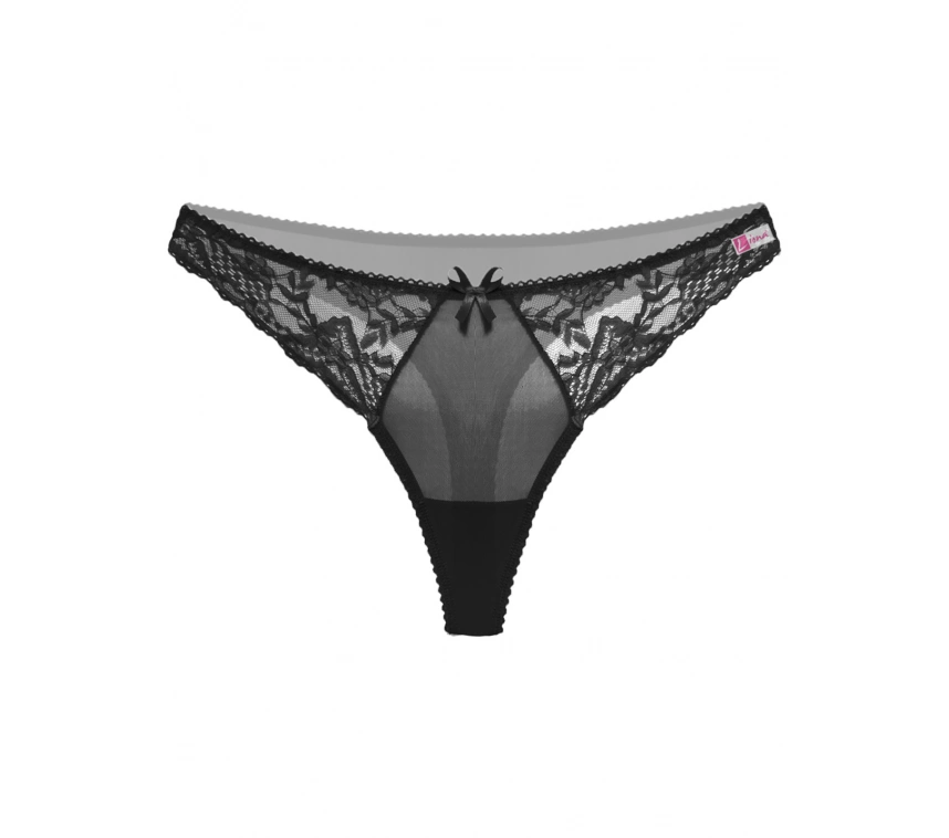 Lesca Lesca Büyük Beden Dantelli Fantezi G String Bato Külot