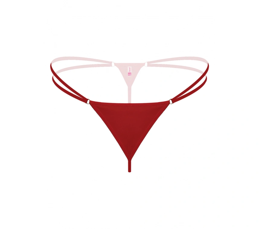 Lesca Lesca Lastikli Kırmızı Büyük Beden G String Tanga