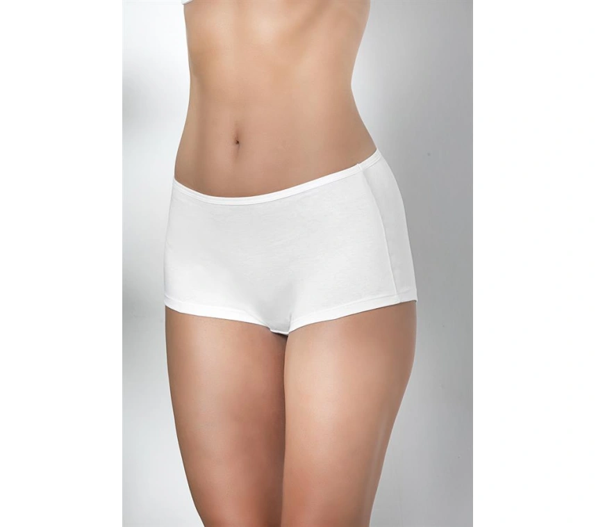 Lesca Pamuklu Boxer Külot Beyaz (brf2963)