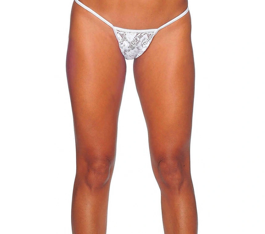 Lesca Transparan Dantel Tanga Külot
