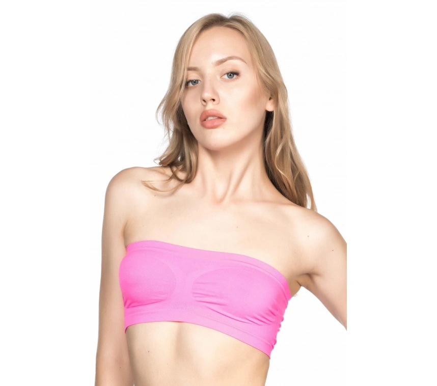 Neon Fuşya Mı Emay 4002 Soft Straplez Büstiyer