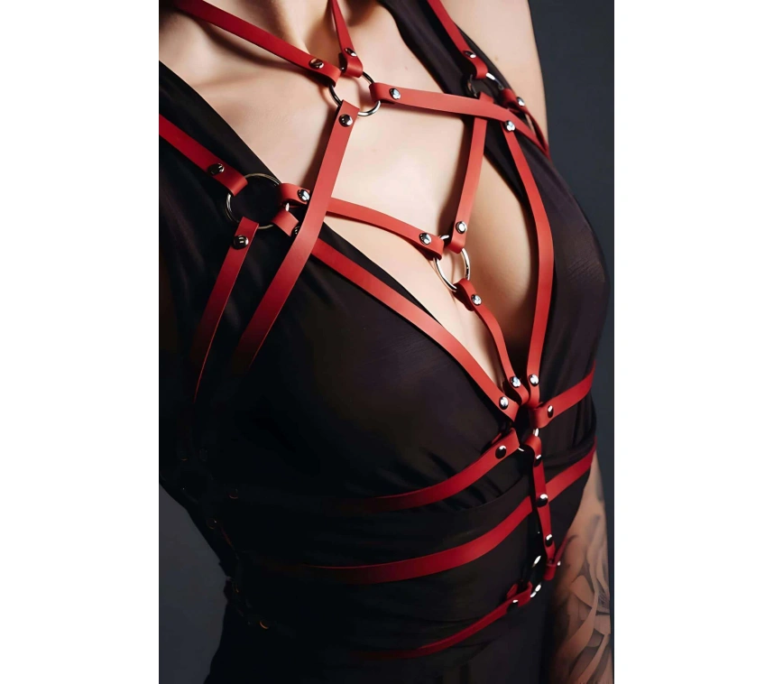 Seksi Giyim Fantazi Deri Harness - Brf430