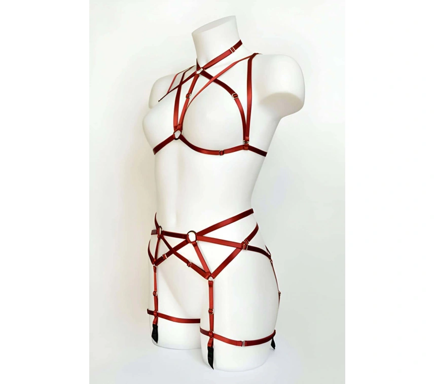 Seksi İç Çamaşırı Harness Takım - Brf161