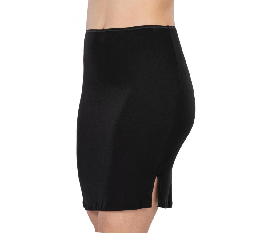 Siyah Mı Emay 1438 Modal Cotton Midi Jupon