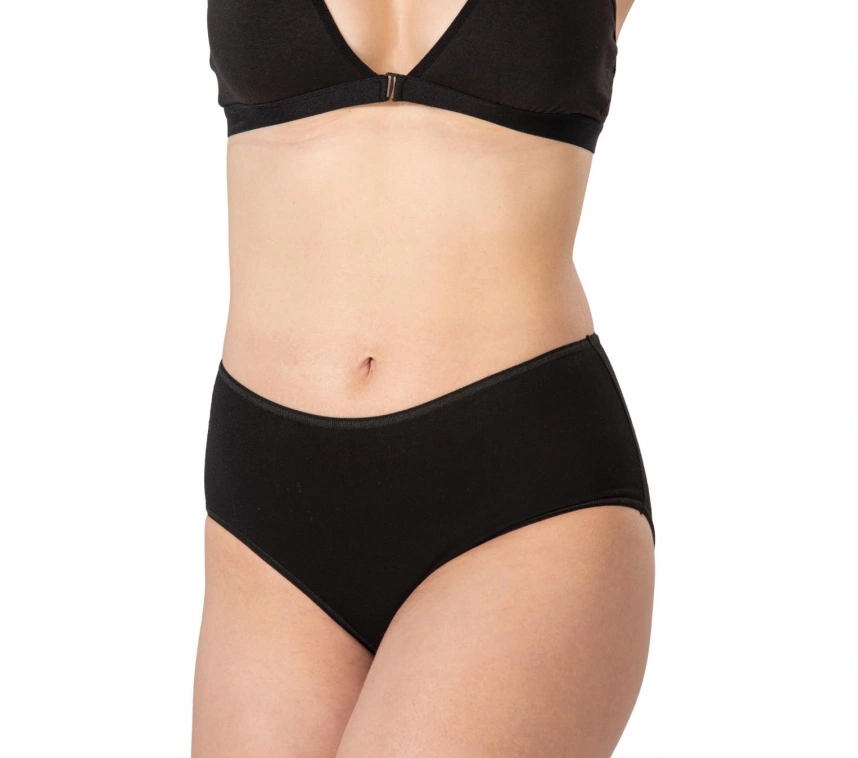 Siyah Mı Emay 1442 Modal Coton Yüksekbel Külot