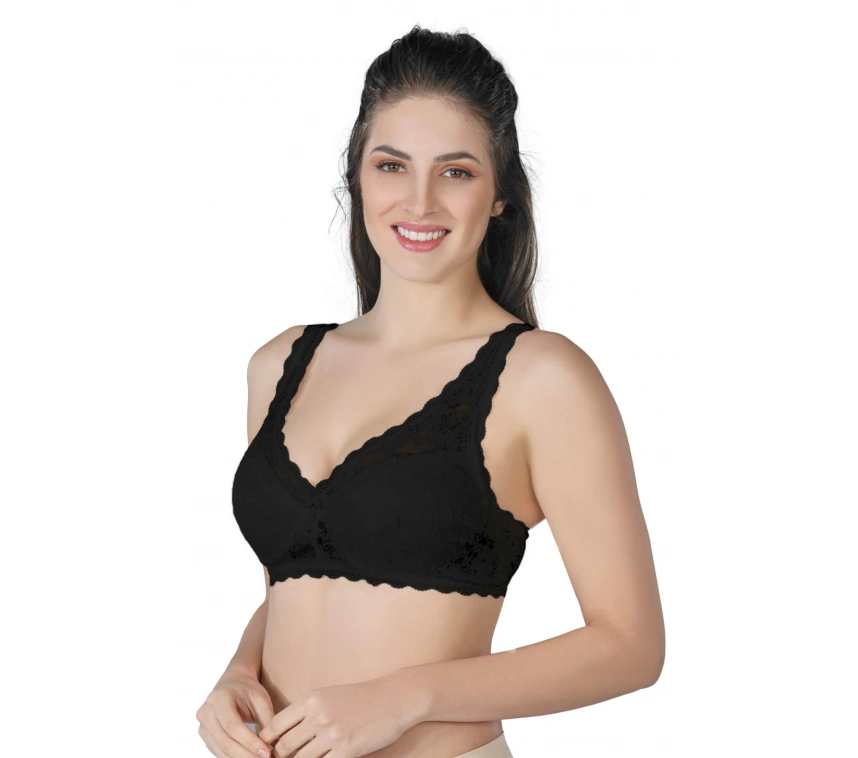 Siyah Mı Emay 188 C Pedli Dantelli Telli Toparlayıcı Sütyen