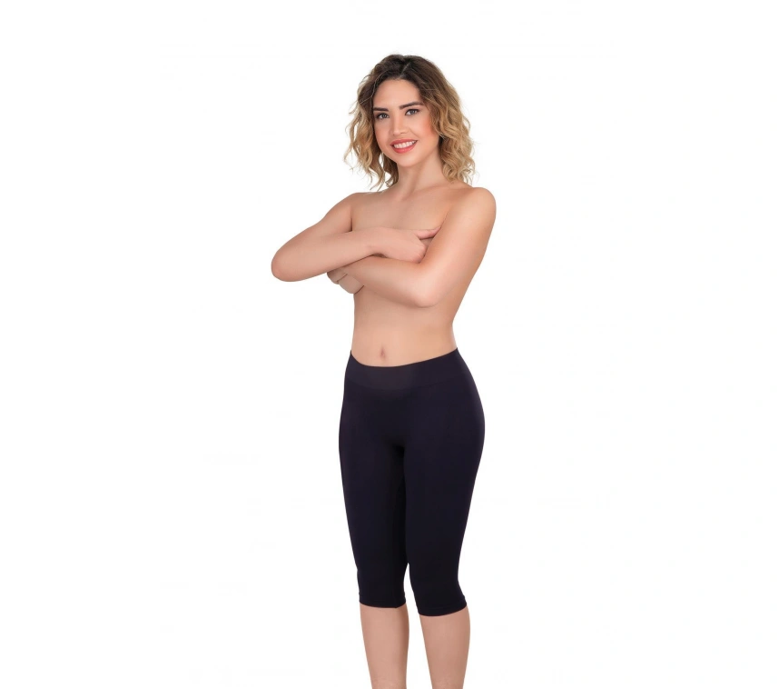 Siyah Mı Emay 3856 Soft Kapri Tayt