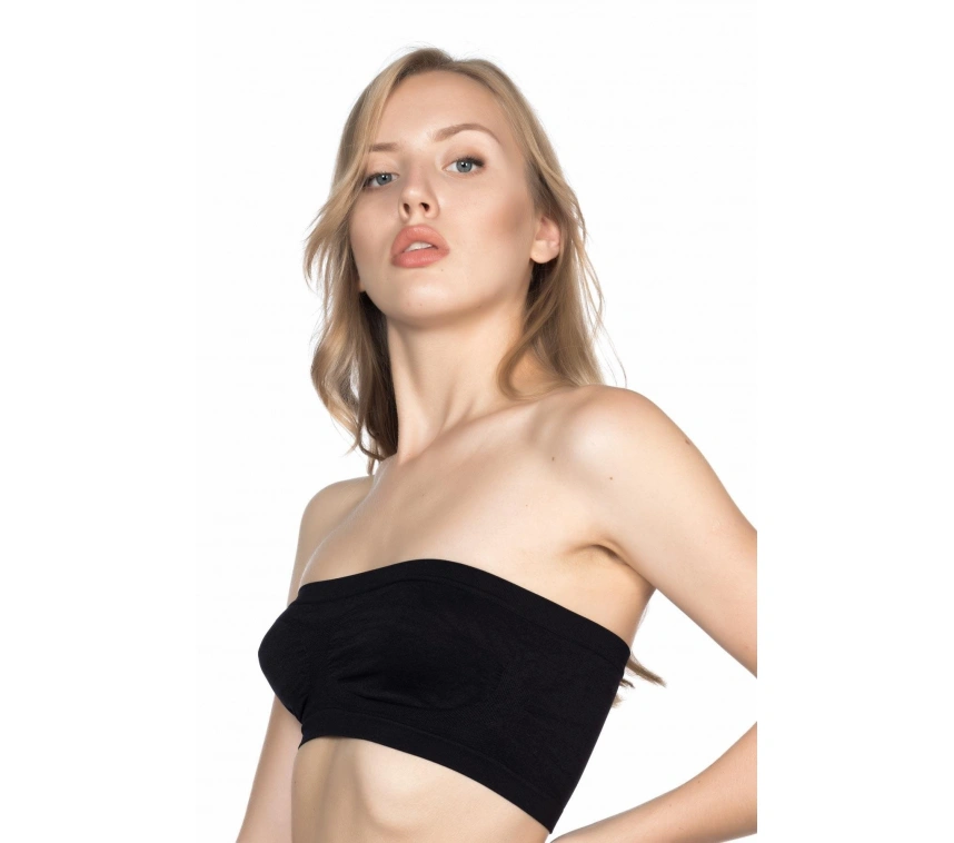 Siyah Mı Emay 4002 Soft Straplez Büstiyer