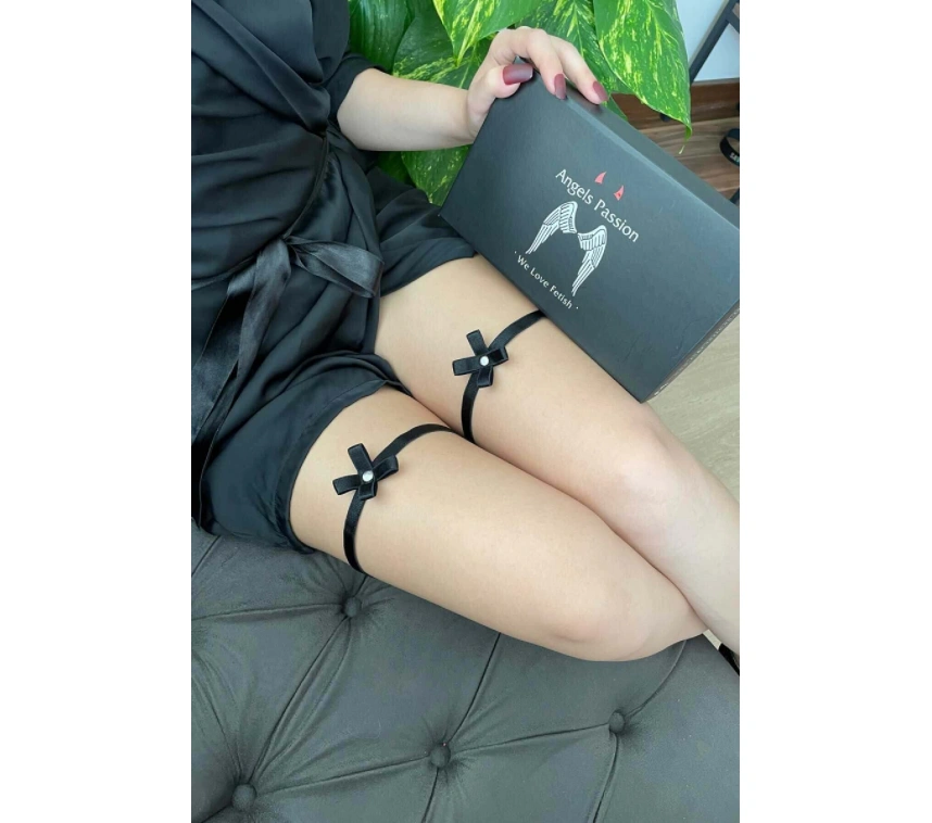 Siyah Şık Bacak Bandı - Brf528