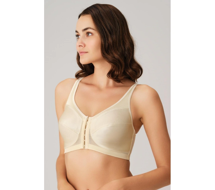 Toparlayıcı Minimizer Balensiz Desteksiz Dolgusuz Önden Açılan Sırt Destekli Medikal Sütyen