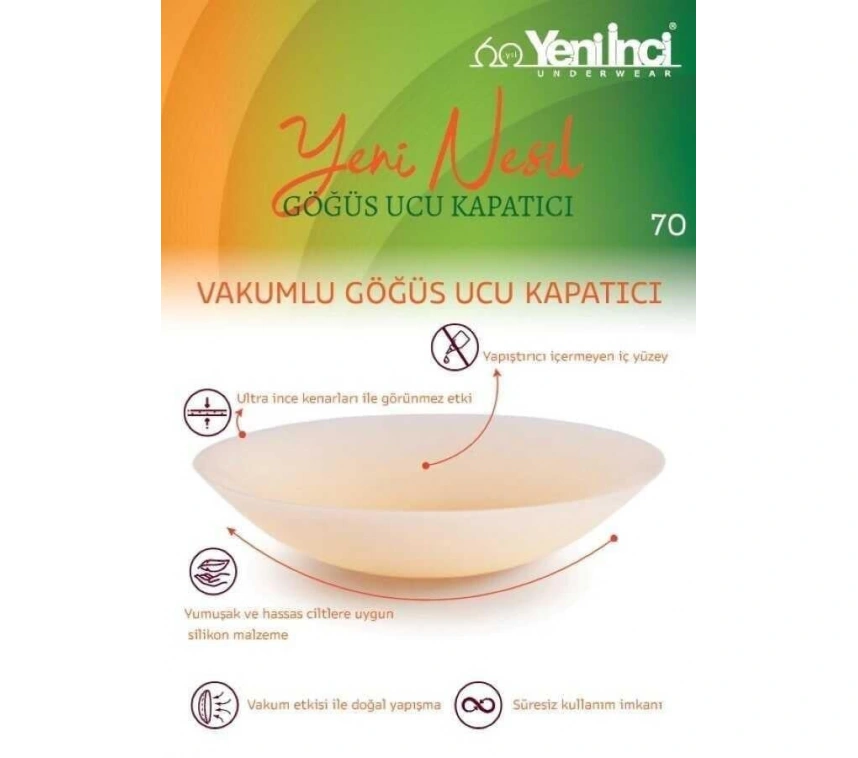 Vakumlu Göğüs Ucu Kapatıcı