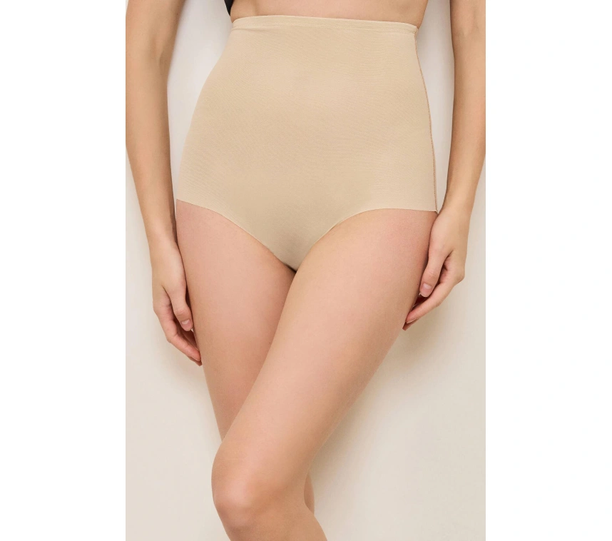 Yüksek Bel Sıkılaştırıcı Ten Rengi Külot Korse