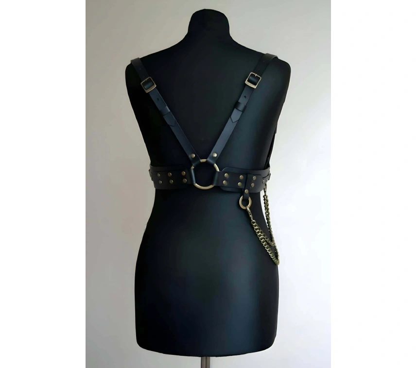 Zincir Detaylı Şık Tarz Kemer, Omuz Ve Sırt Kemer - Brf908