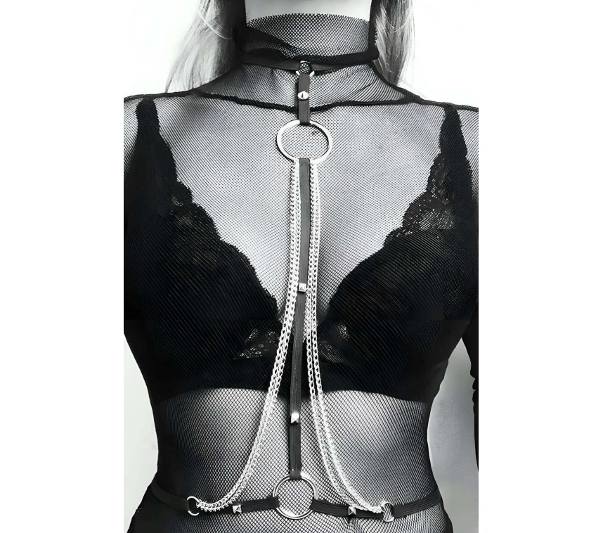 Zincirli Şık Choker - Brf426