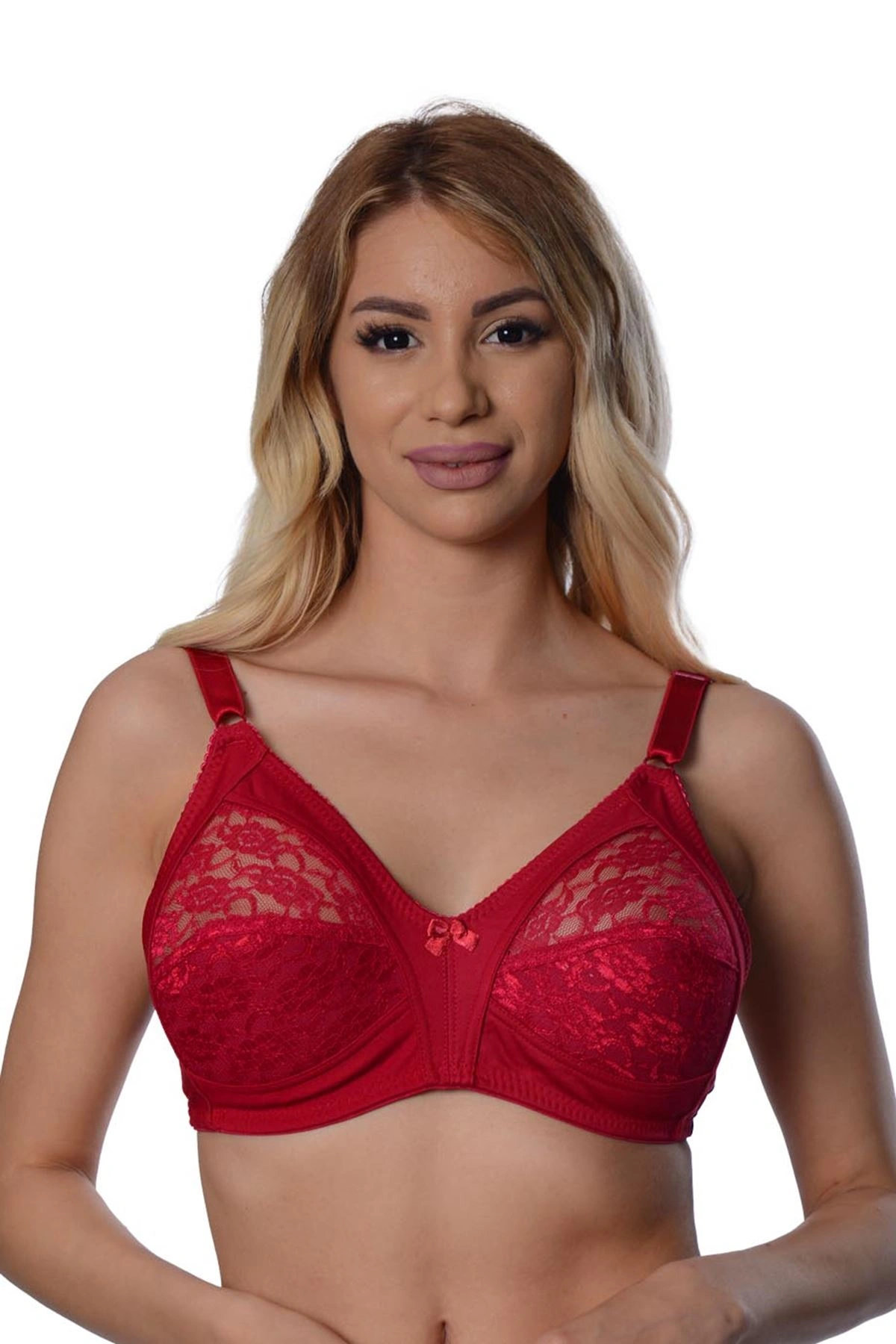 Lesca Bordo Dantelli Toparlayıcı Sütyen - 503